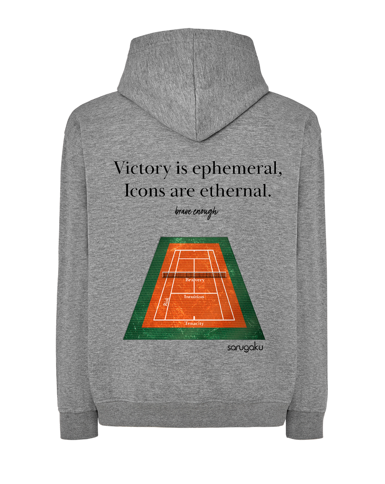 SUDADERA TENIS GRIS