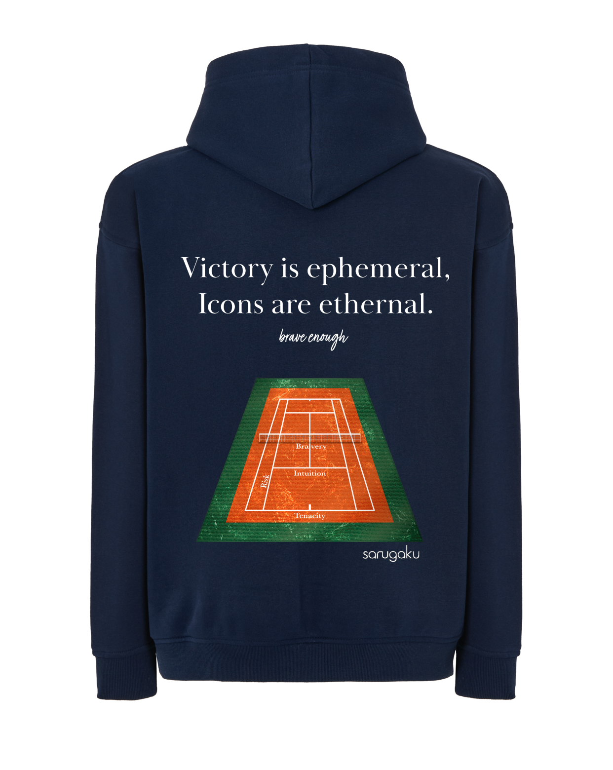 SUDADERA TENIS AZUL NAVY